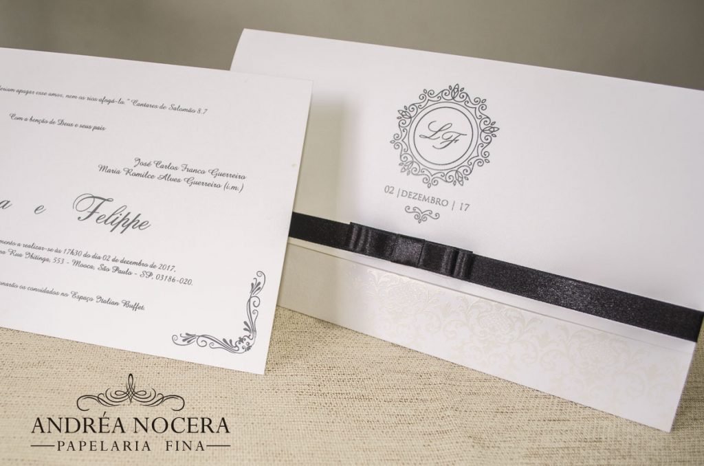 Convite de Casamento com Brasão