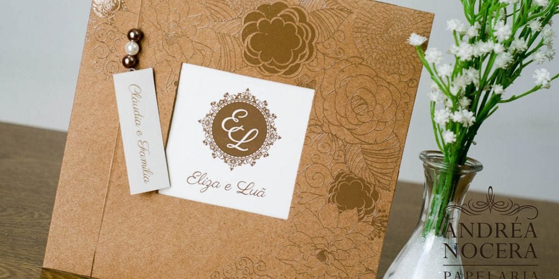 Convite para Casamento Rústico
