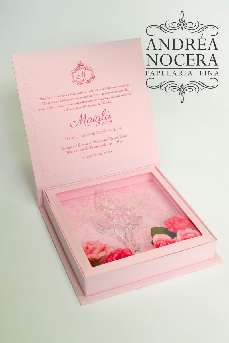 Convite com o tema Jardim Encantado