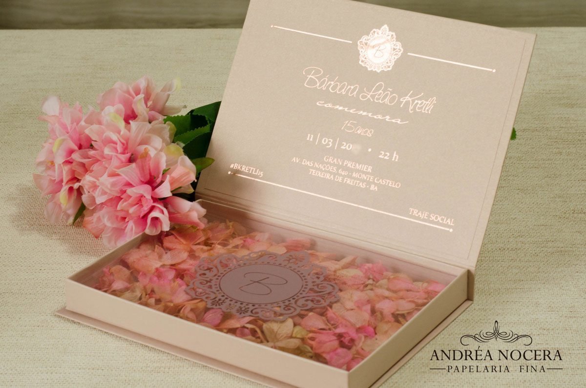 Convite com o tema Jardim Encantado