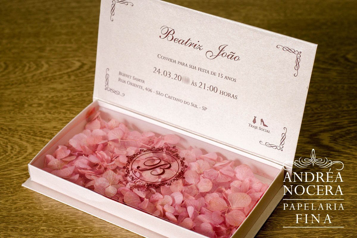 Convite com o tema Jardim Encantado