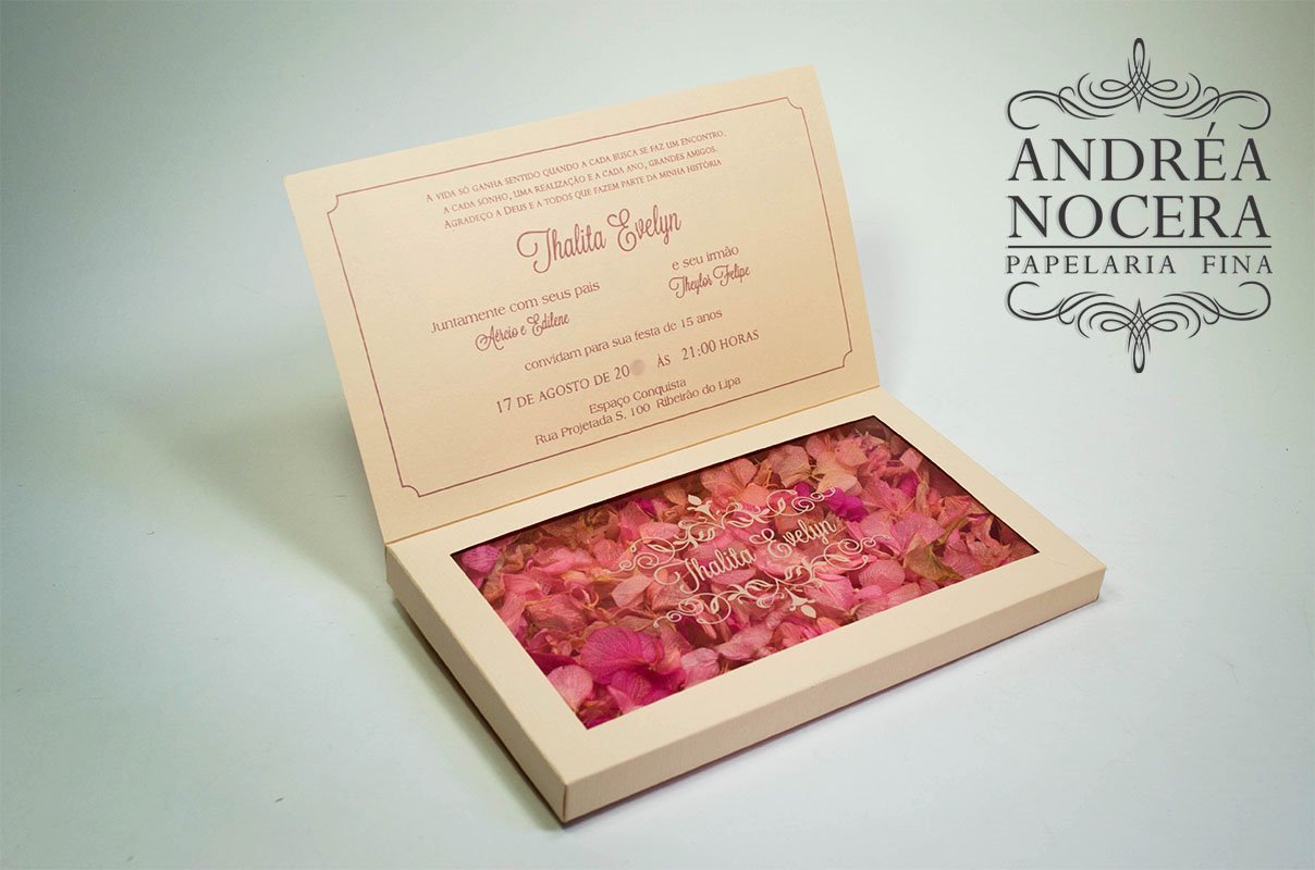 Convite com o tema Jardim Encantado