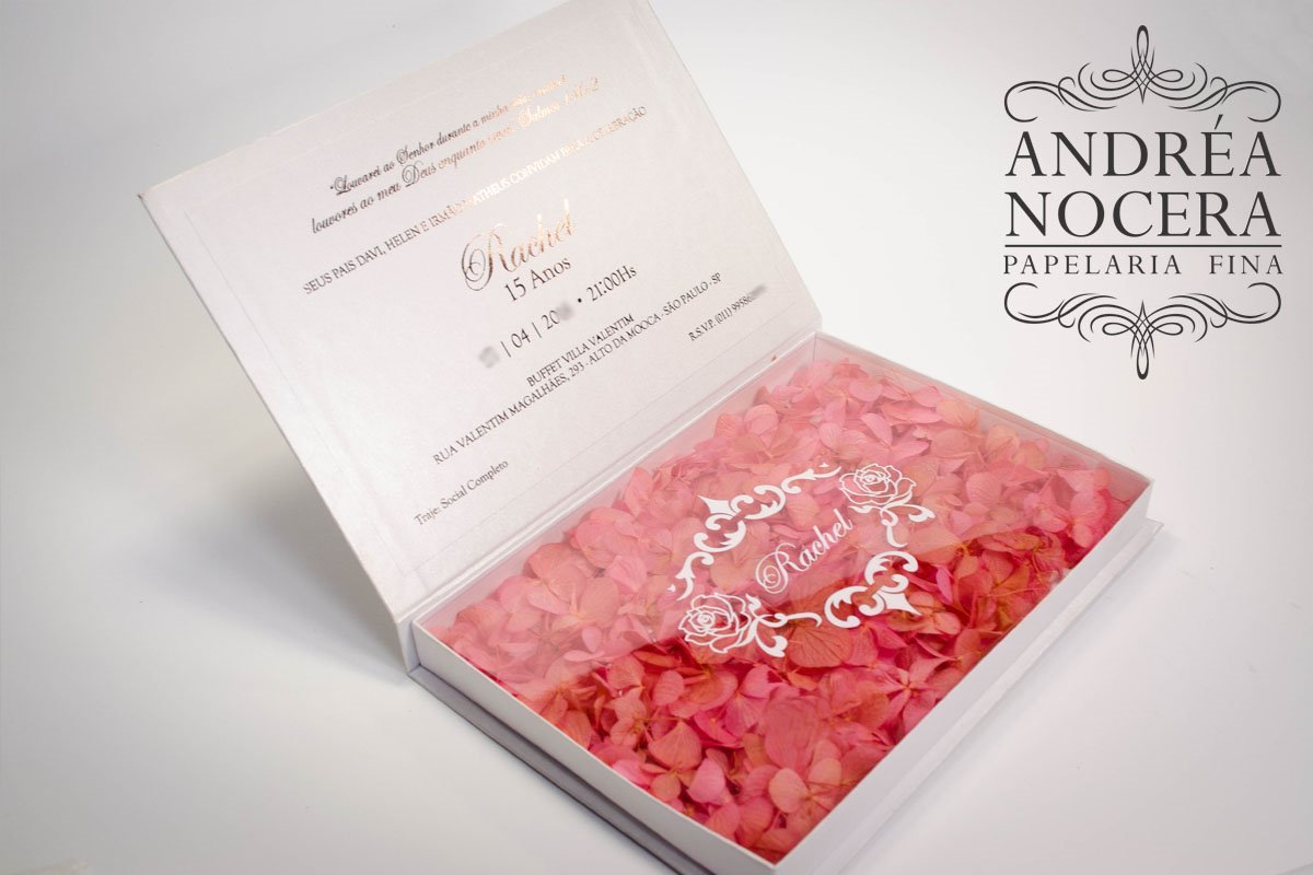 Convite com o tema Jardim Encantado