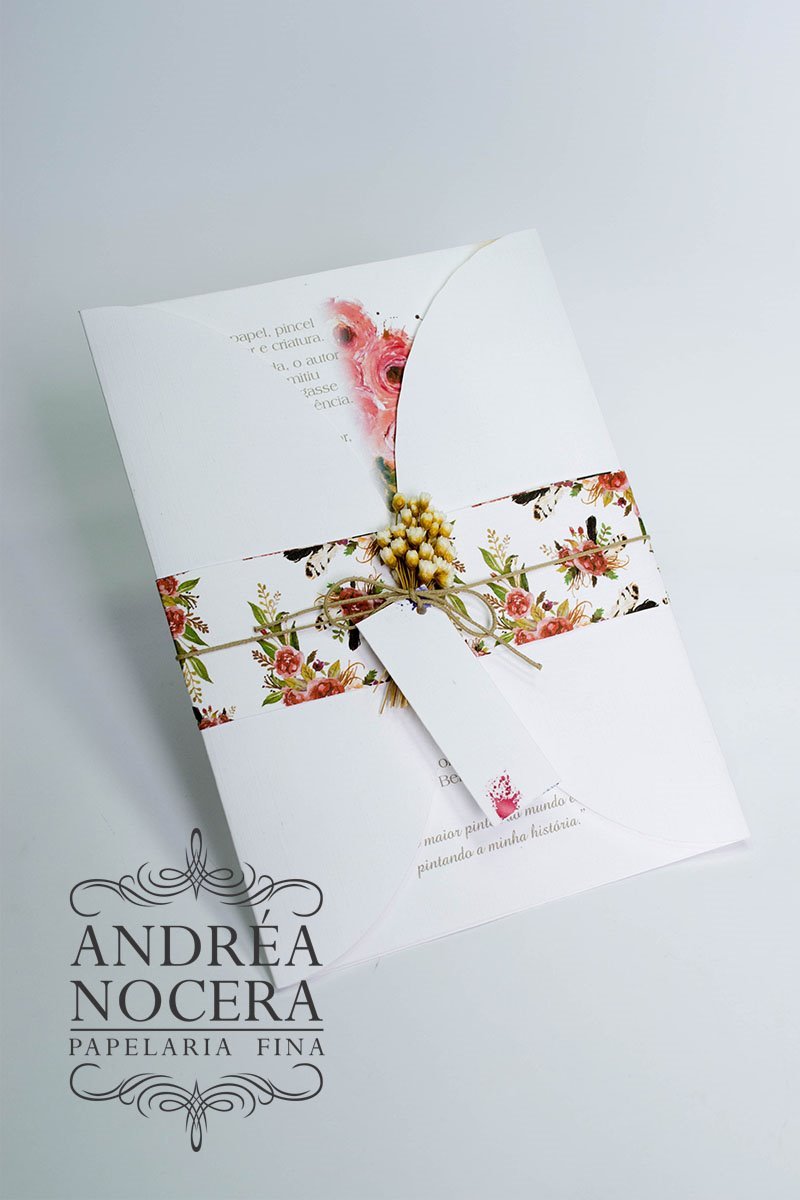 Convite com o tema Jardim Encantado