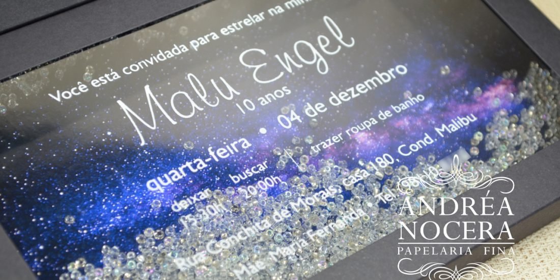 Convite Tema Galáxia