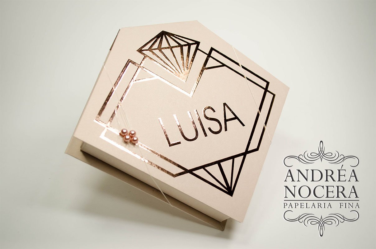 Convite de Debutante cor Rosê