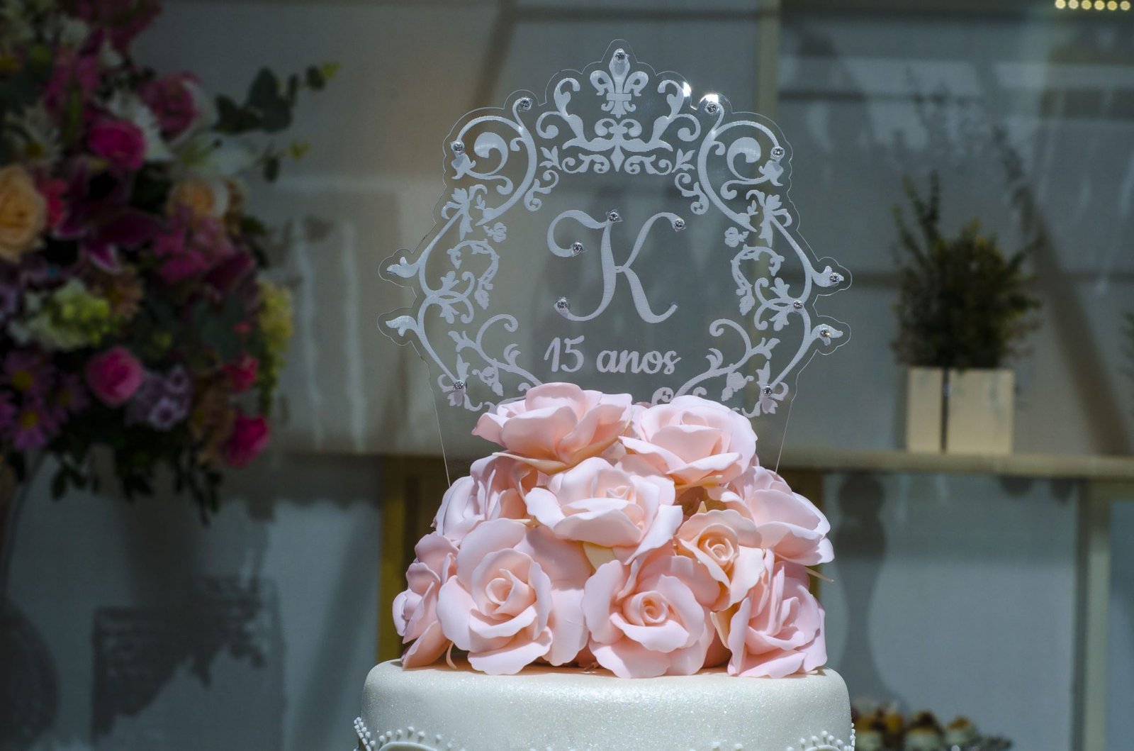 Bolo da Festa de 15 anos da Kaylane