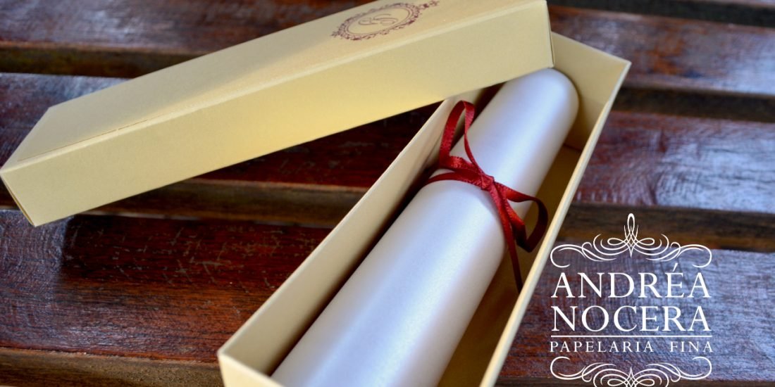 Convite de 15 anos Estilo Pergaminho