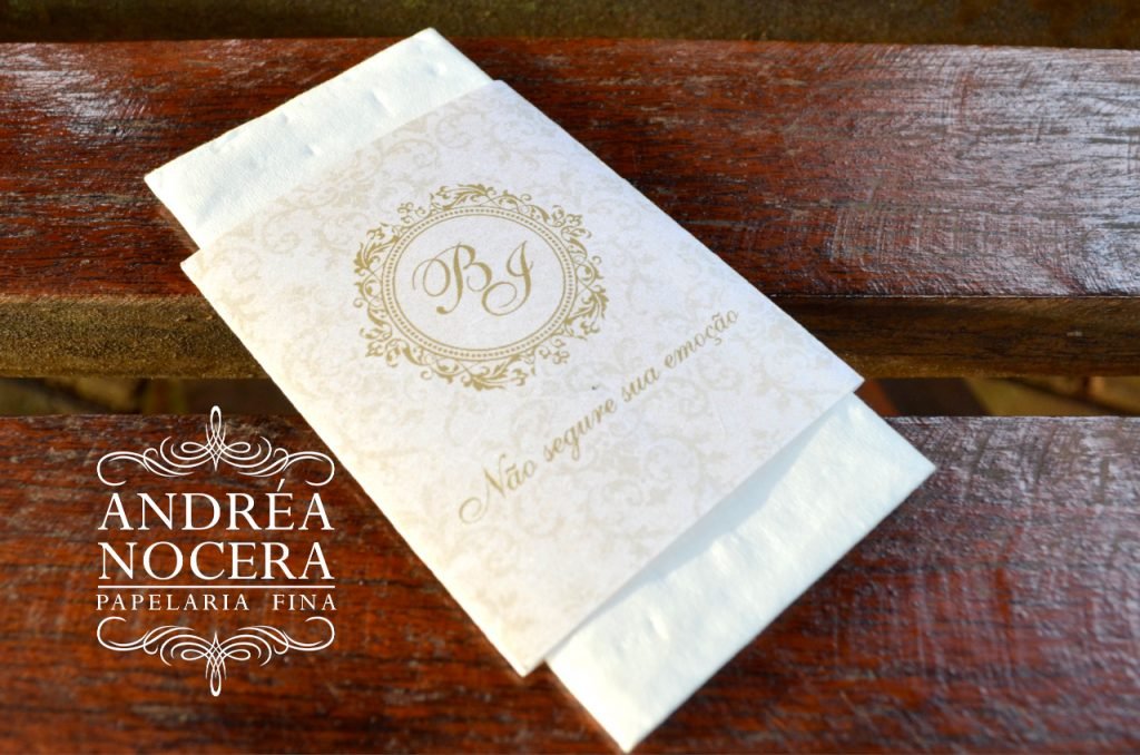 Faixa de Lágrimas de Alegria para Casamento