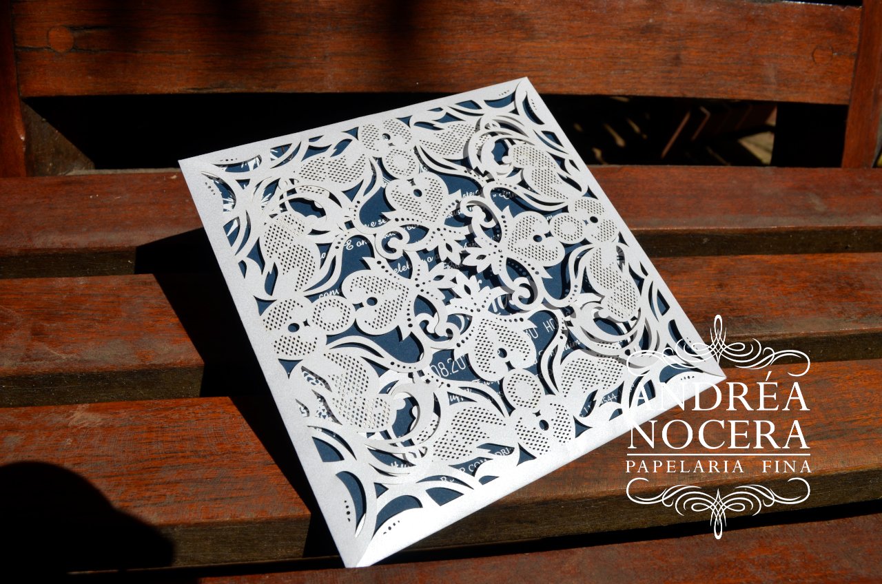 Convite com Corte a Laser Convite com Corte a Laser
