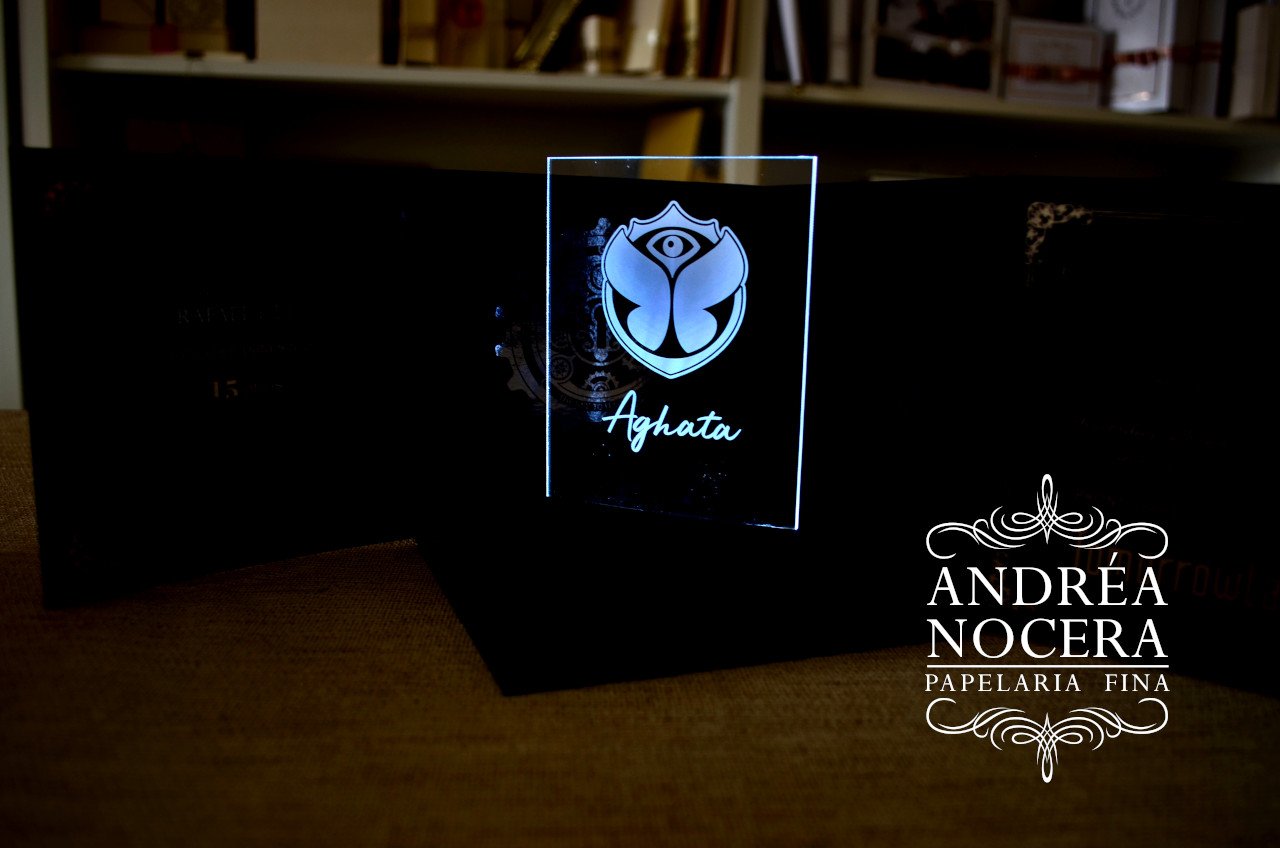 Convite de 15 anos com LED