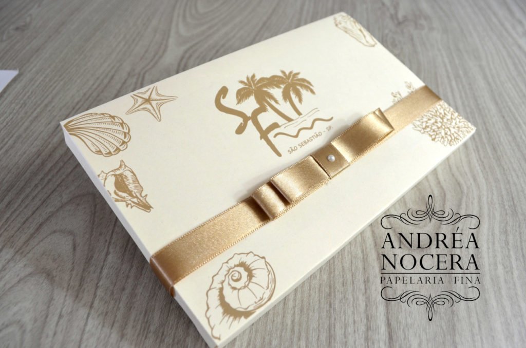 Convite para Casamento na Praia