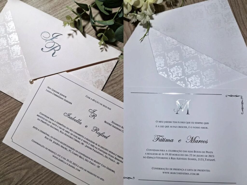 Envelope Perolizado com Lacre em Formato de Gota