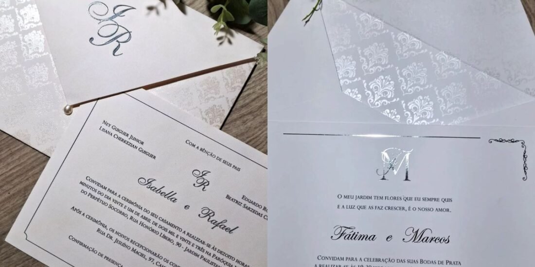 Envelope Perolizado com Lacre em Formato de Gota