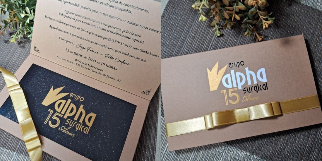 Convite Corporativo para Comemoração