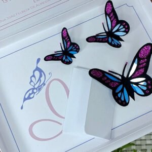 Convite 15 anos com o Tema Borboleta