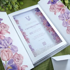 Convite 15 anos com Tema Jardim Encantado