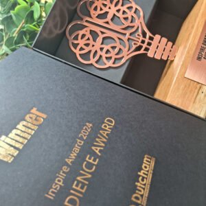 Caixa Preta Cartonada Personalizada para Troféu