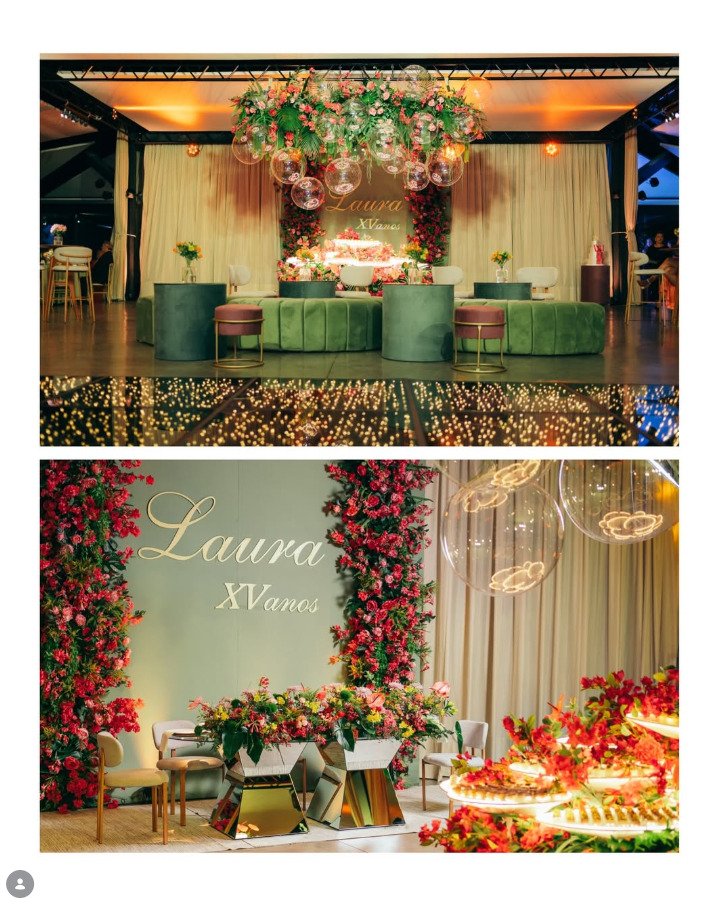 Festa de 15 anos da Laura: um conto de fadas inesquecível em Caxias do Sul